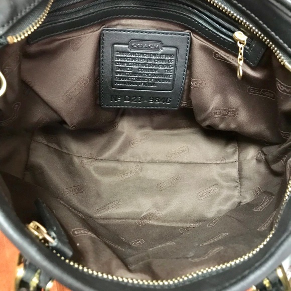 Vintage Coach black leather bag - Picture 2 of 7